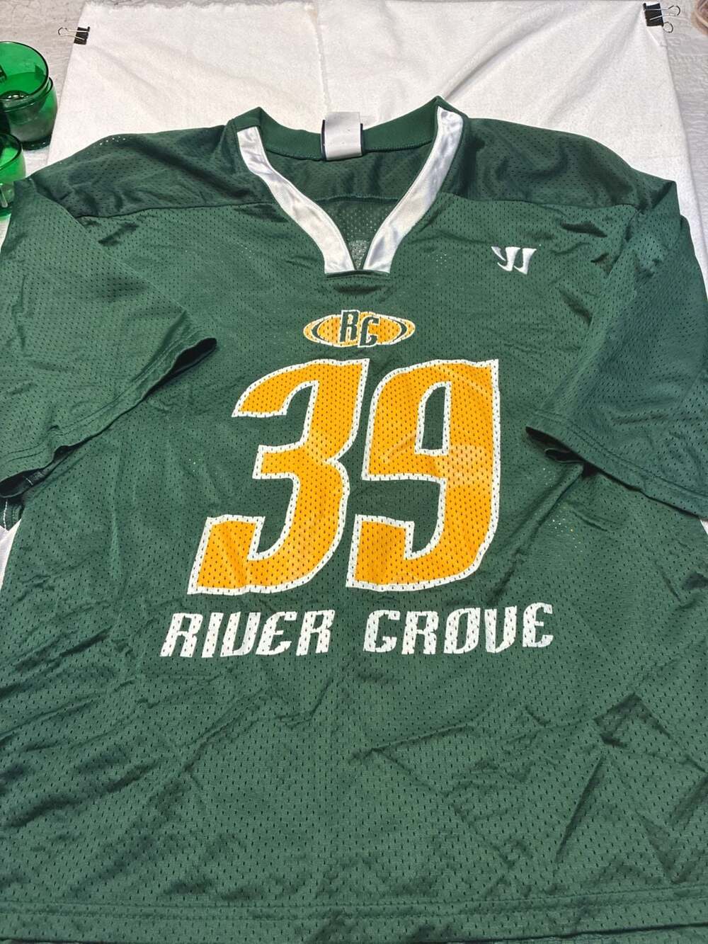 Warrior River Grove RC #39 Mesh Jersey Green XL